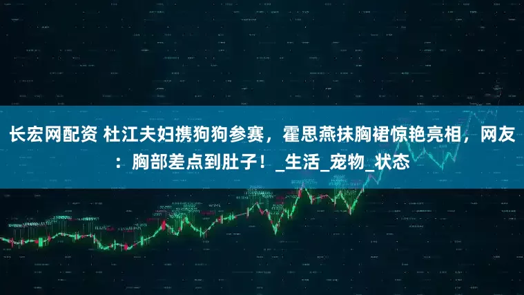 长宏网配资 杜江夫妇携狗狗参赛，霍思燕抹胸裙惊艳亮相，网友：胸部差点到肚子！_生活_宠物_状态