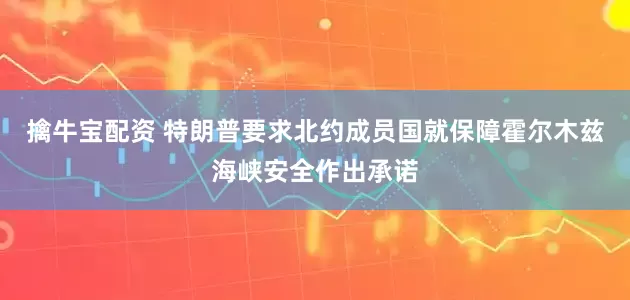 擒牛宝配资 特朗普要求北约成员国就保障霍尔木兹海峡安全作出承诺