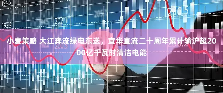 小麦策略 大江奔流绿电东送，宜华直流二十周年累计输沪超2000亿千瓦时清洁电能